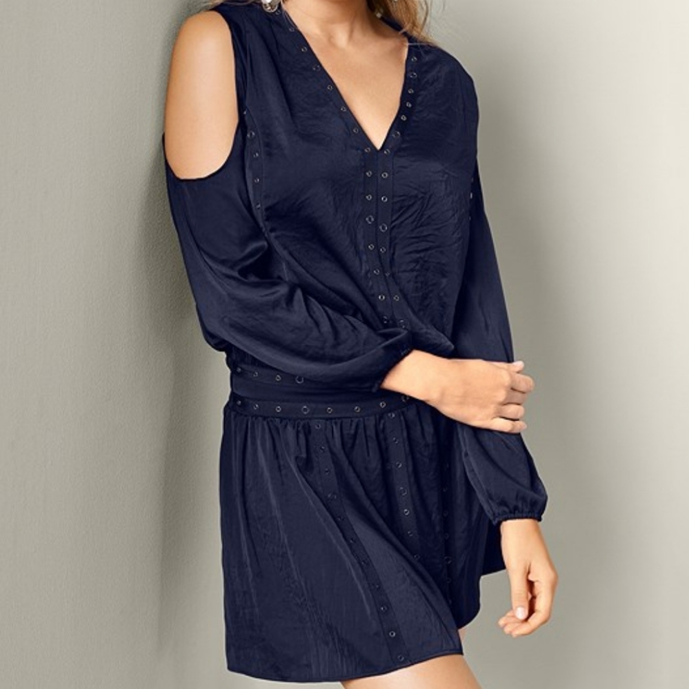 VENUS Cold Shoulder Mini Dress